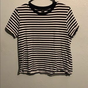 Black and white striped shirt